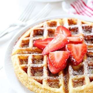 Yeasted Belgian Waffles
