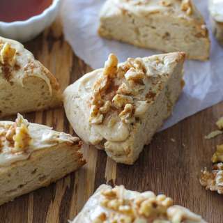Gluten Free Maple Walnut Scones