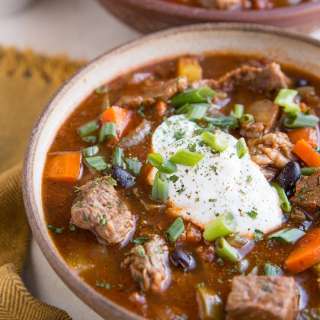 The BEST Steak Chili