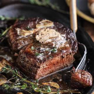 Fliet Mignon with Porcini Mushroom Butter