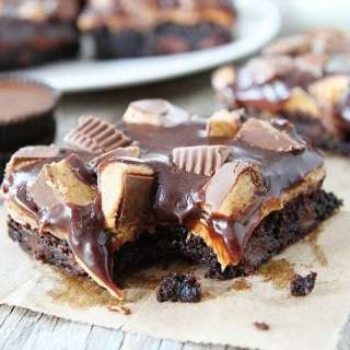 Chocolate and Peanut Butter Lover's Brownies