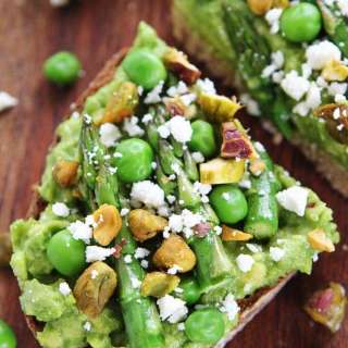 Avocado Asparagus Toast