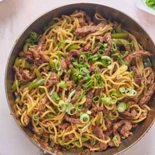 Mongolian Beef Noodles