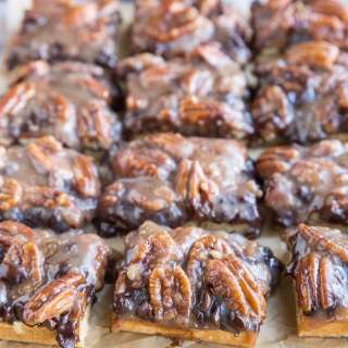 Paleo Vegan Chocolate Pecan Pie Bars