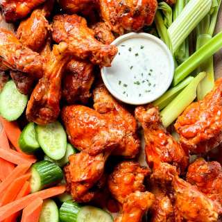 How to Make THE BEST Baked Buffalo Wings (Crispy and Juicy!)