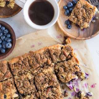 Keto Blueberry Coffee Cake (Dairy-Free)