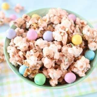 Salted Caramel Easter Popcorn