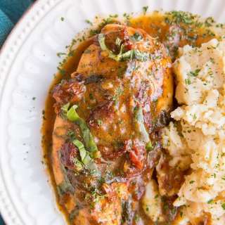 Baked Creamy Sun-Dried Tomato Chicken