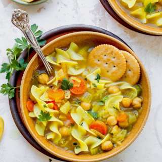 Chickpea Noodle Soup