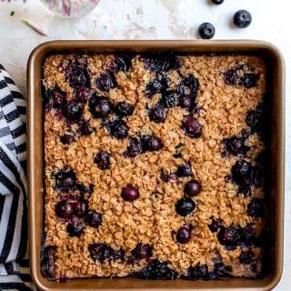 Blueberry Maple Baked Oatmeal