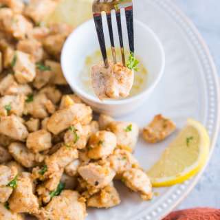 Lemon Garlic Chicken Bites