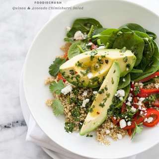 Quinoa and Avocado Chimichurri Salad