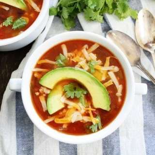 Slow Cooker Enchilada Soup
