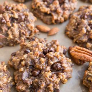 3-Ingredient Nutty Banana Cookies
