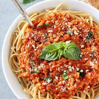 Cauliflower Bolognese