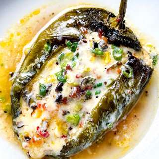 Stuffed Pasilla Peppers