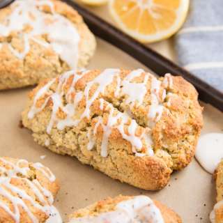 Keto Lemon Poppy Seed Scones