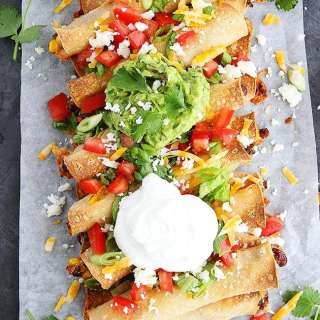 Black Bean Cheese Taquitos