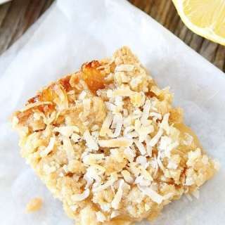 Lemon Coconut Crumb Bars