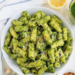Spinach Pistachio Pesto Pasta
