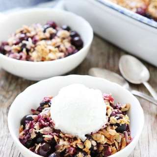 Blueberry Coconut Crisp