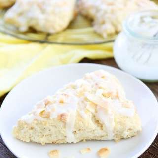 Toasted Coconut Lemon Scones
