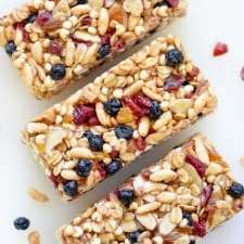 Chewy Almond Butter Power Bars