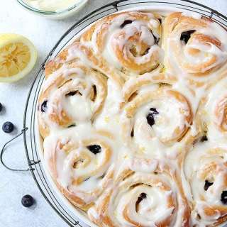 Lemon Blueberry Sweet Rolls