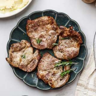 Pork Steak in Air-Fryer