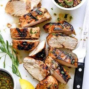 Mediterranean Grilled Balsamic Chicken with Olive Tapenade