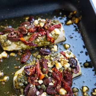 Mediterranean Baked Cod