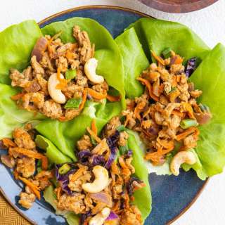 Thai Turkey Lettuce Wraps