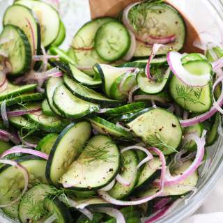 EASY Cucumber Salad with Dill
