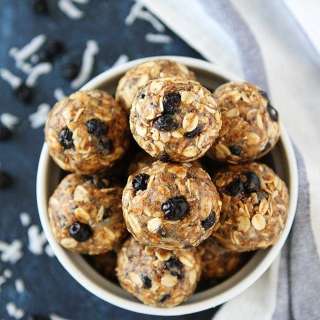 Blueberry Coconut Energy Bites