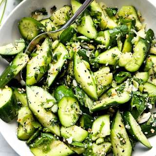 Smashed Cucumber Salad