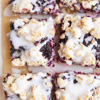 Vegan Blackberry Oatmeal Bars