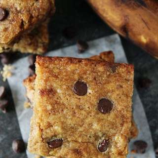 Brown Butter Banana Chocolate Chip Bars