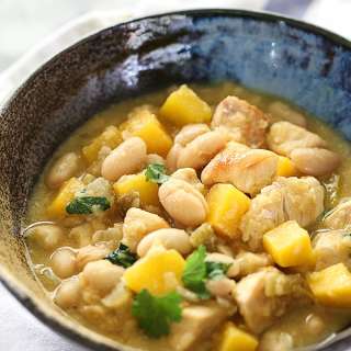 Easy White Bean Chicken Chili with Butternut Squash