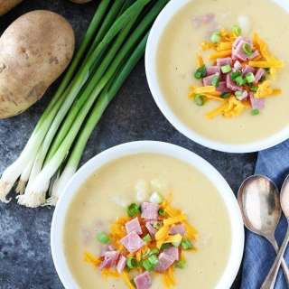 Cheesy Ham and Potato Soup