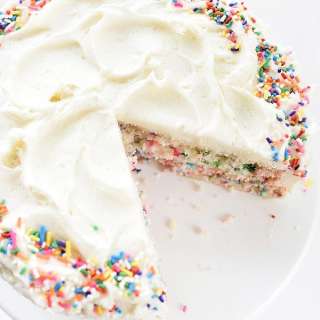 Confetti Cake with Buttercream Frosting
