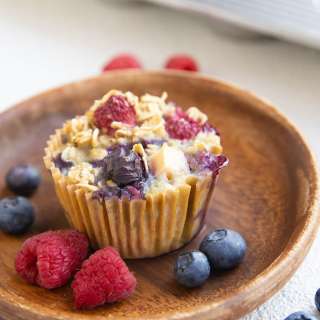 Berry Baked Oatmeal Muffins