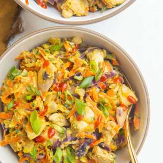 Thai Zucchini and Chicken Skillet