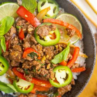 Healthy Thai Basil Beef