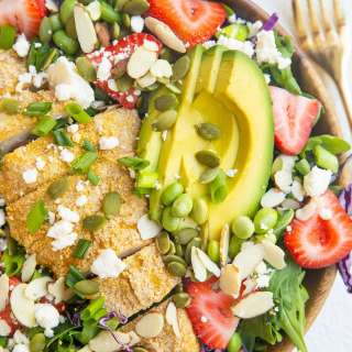 Baked Crispy Chicken Salad