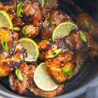 Crispy Air Fryer Asian Chicken Thighs