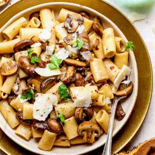 Brown Butter Mushroom Pasta