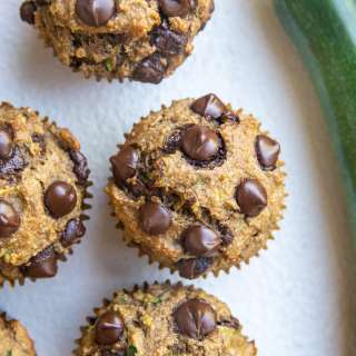 Healthy Oatmeal Banana Zucchini Muffins