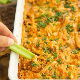 The BEST Buffalo Chicken Dip