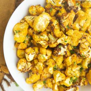 Crispy Air Fryer Curry Cauliflower