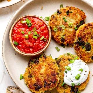 Broccoli Cheddar Fritters